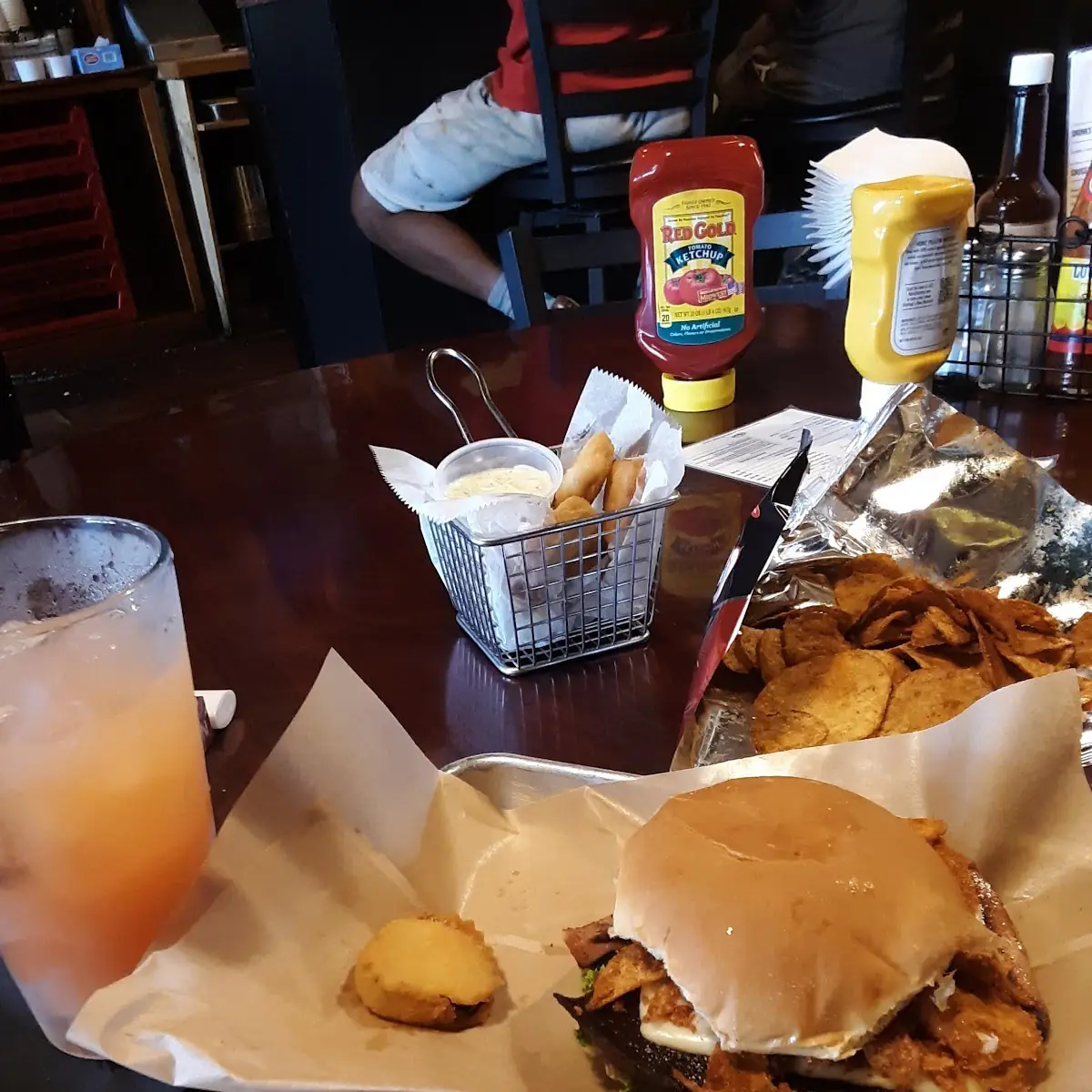 Cajun Fried Bologna Sandwich