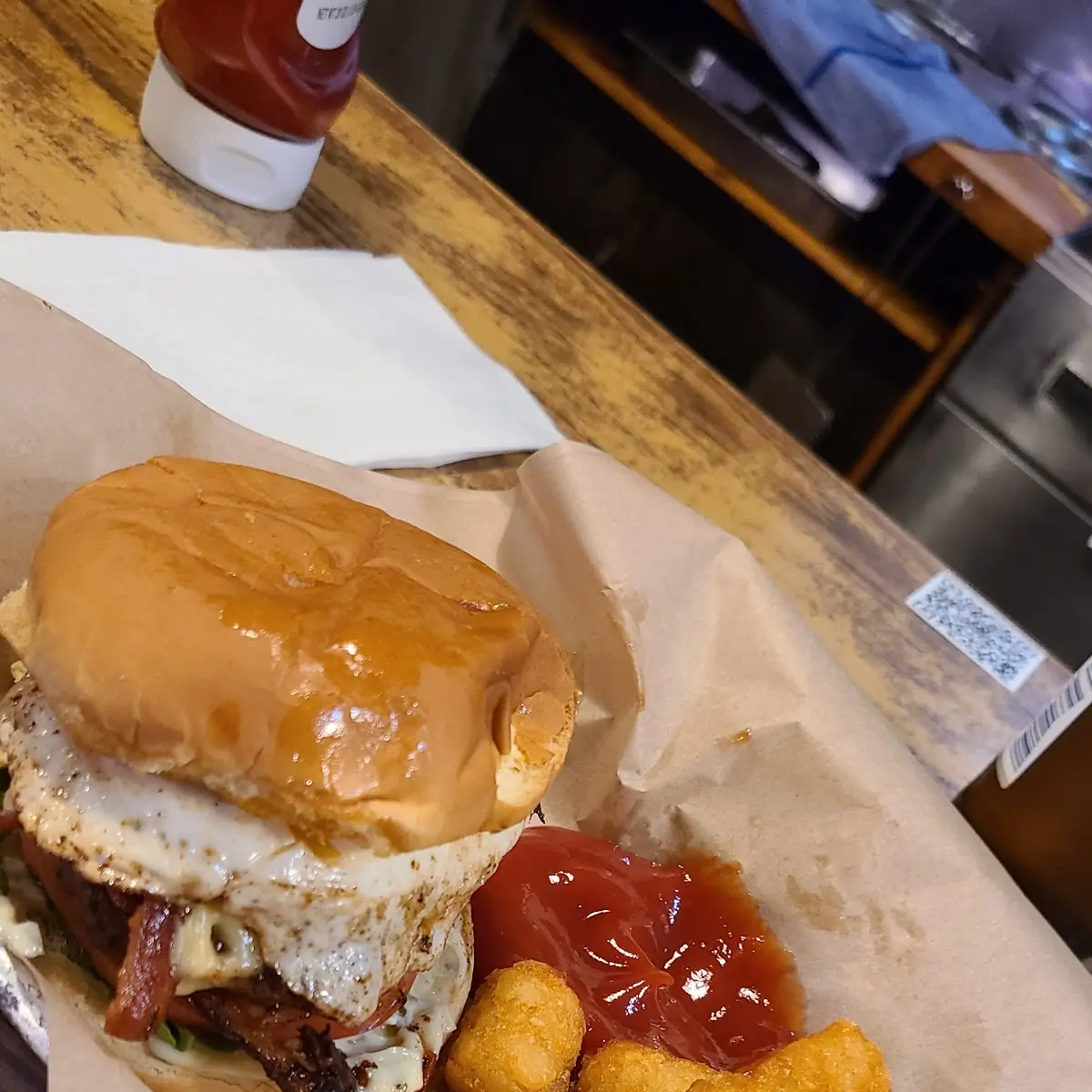 Golden Glaze Burger
