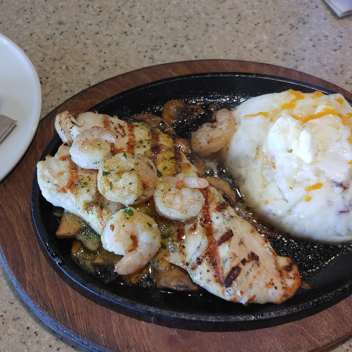Shrimp 'N Parmesan Sirloin