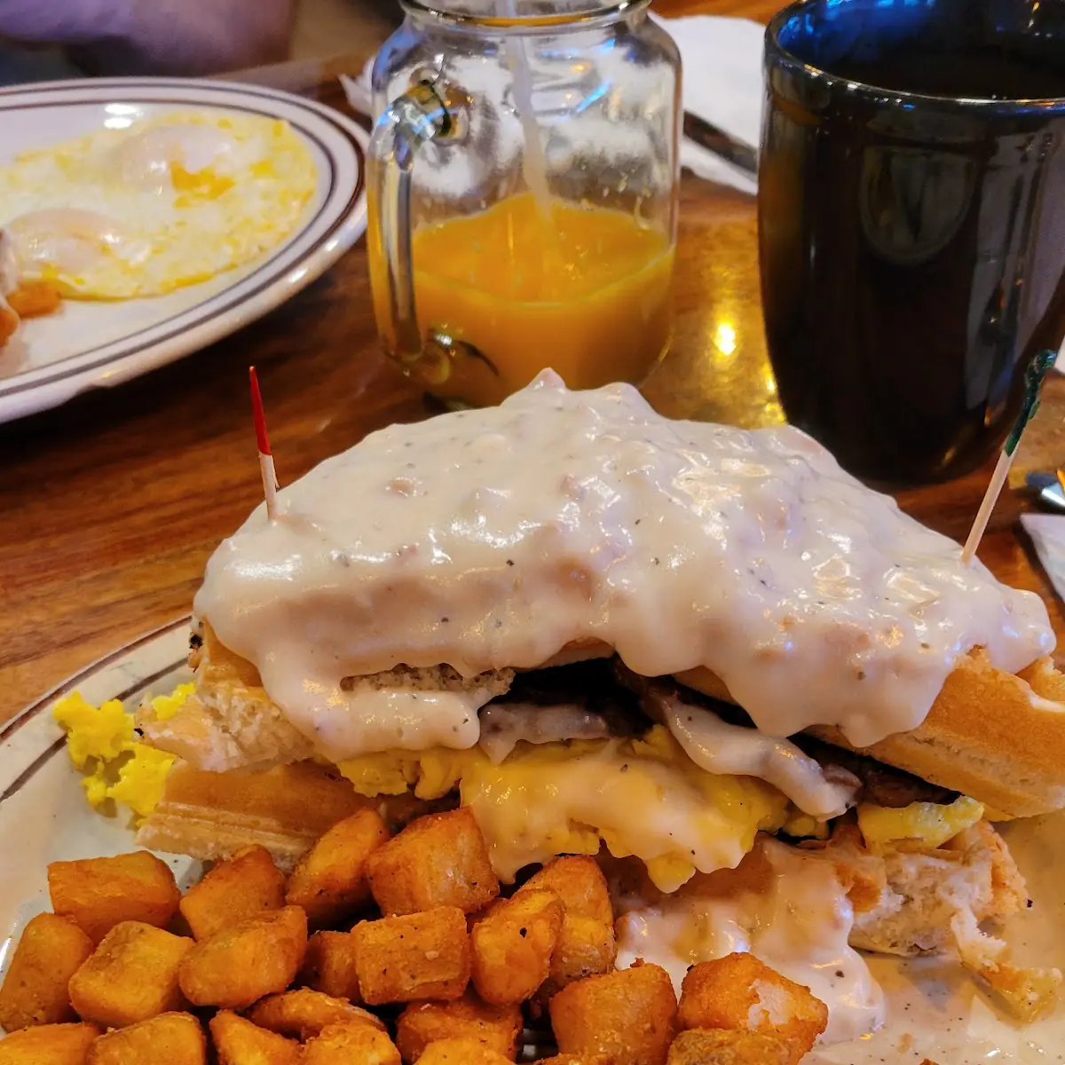 Waffle Breakfast Sandwich