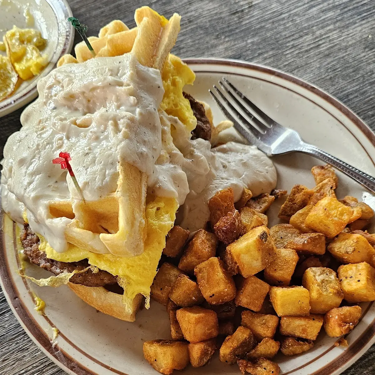 Western Waffle Sandwich