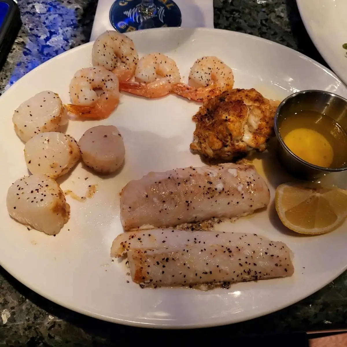 Broiled Seafood Platter