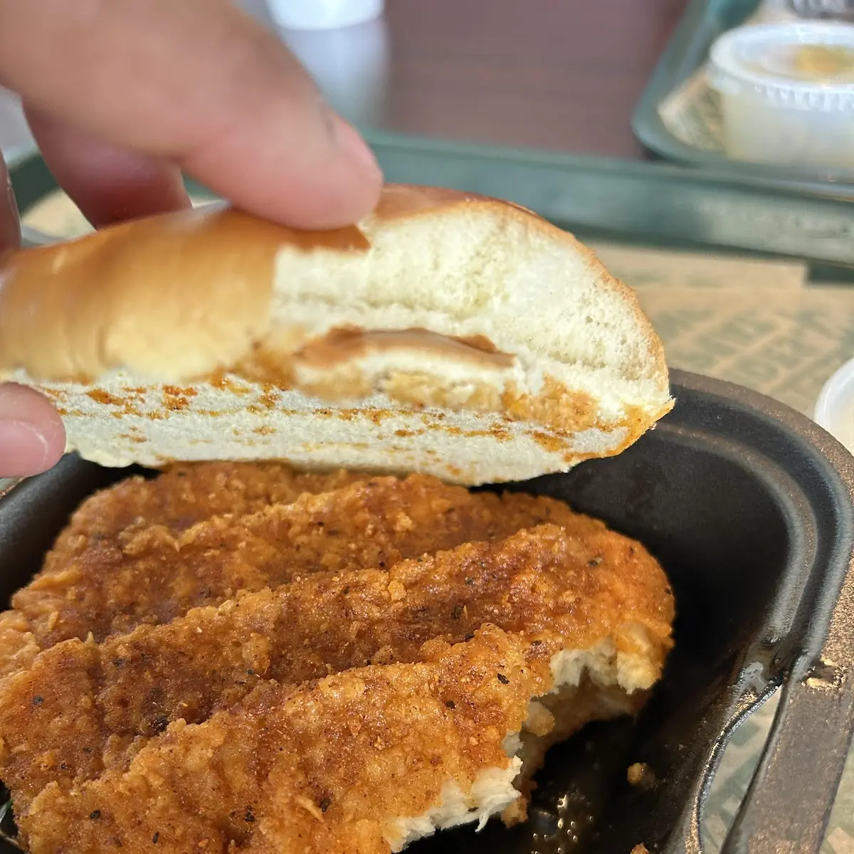 Hot Honey Rub Chicken Sandwich