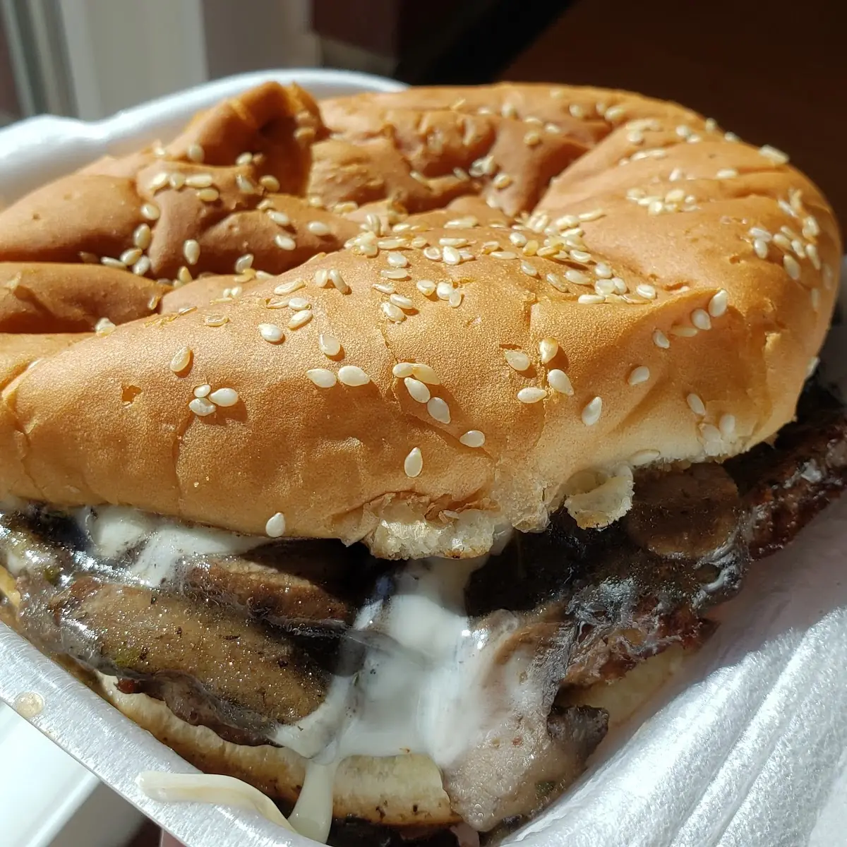 Mushroom Swiss Burger
