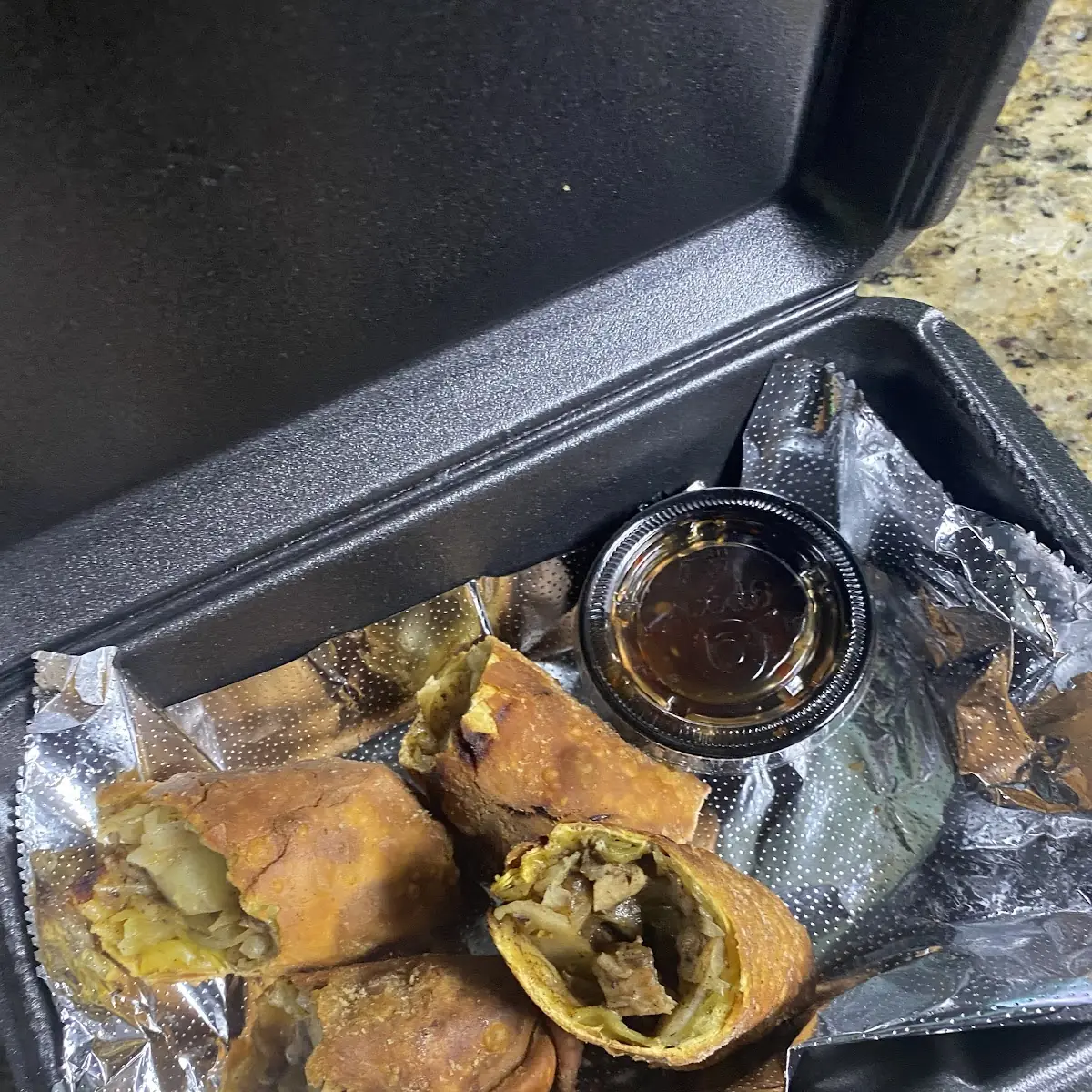 Jerk Chicken Egg Rolls