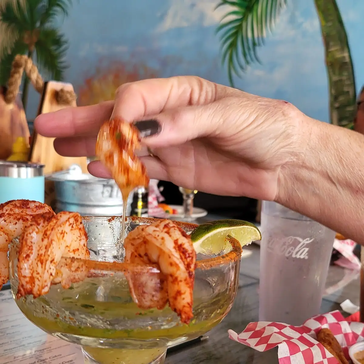 Shrimp Cocktail with Lime Cilantro Sauce