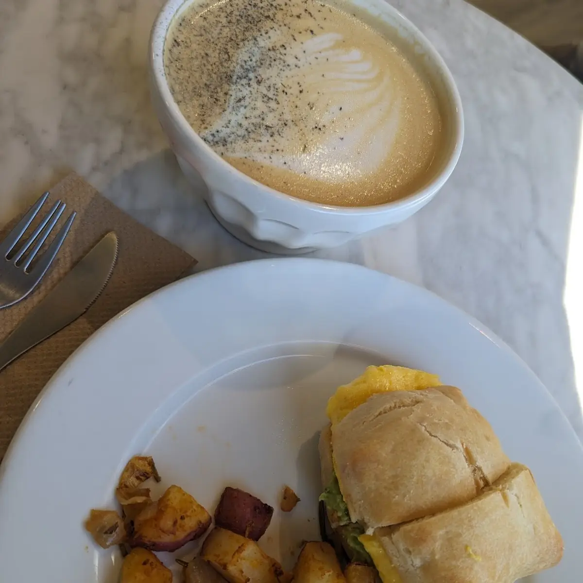 Buttermilk Biscuit Egg Sandwich