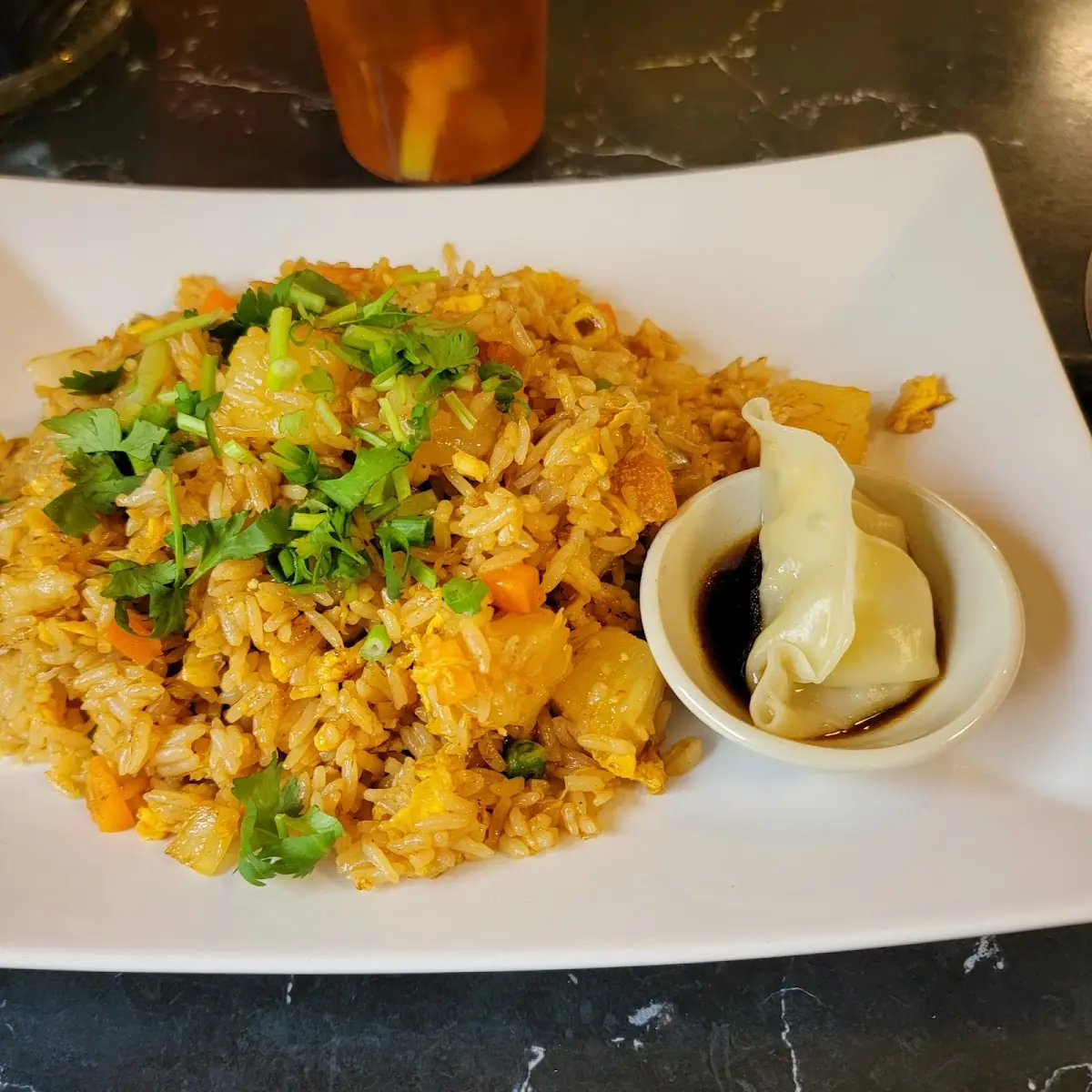 Pineapple Fried Rice with Shrimp
