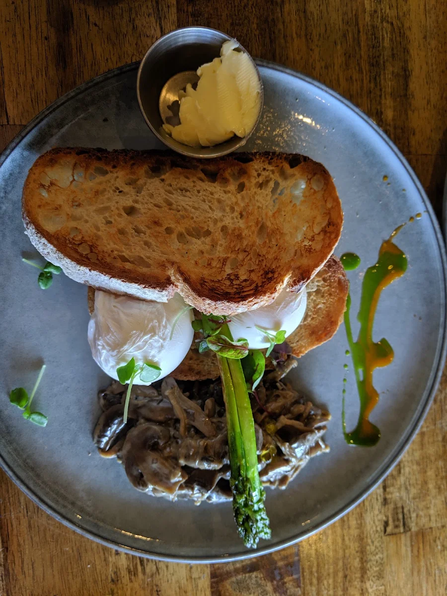 Asparagus and Sauteed Mushrooms, The Dining & Co North Ryde