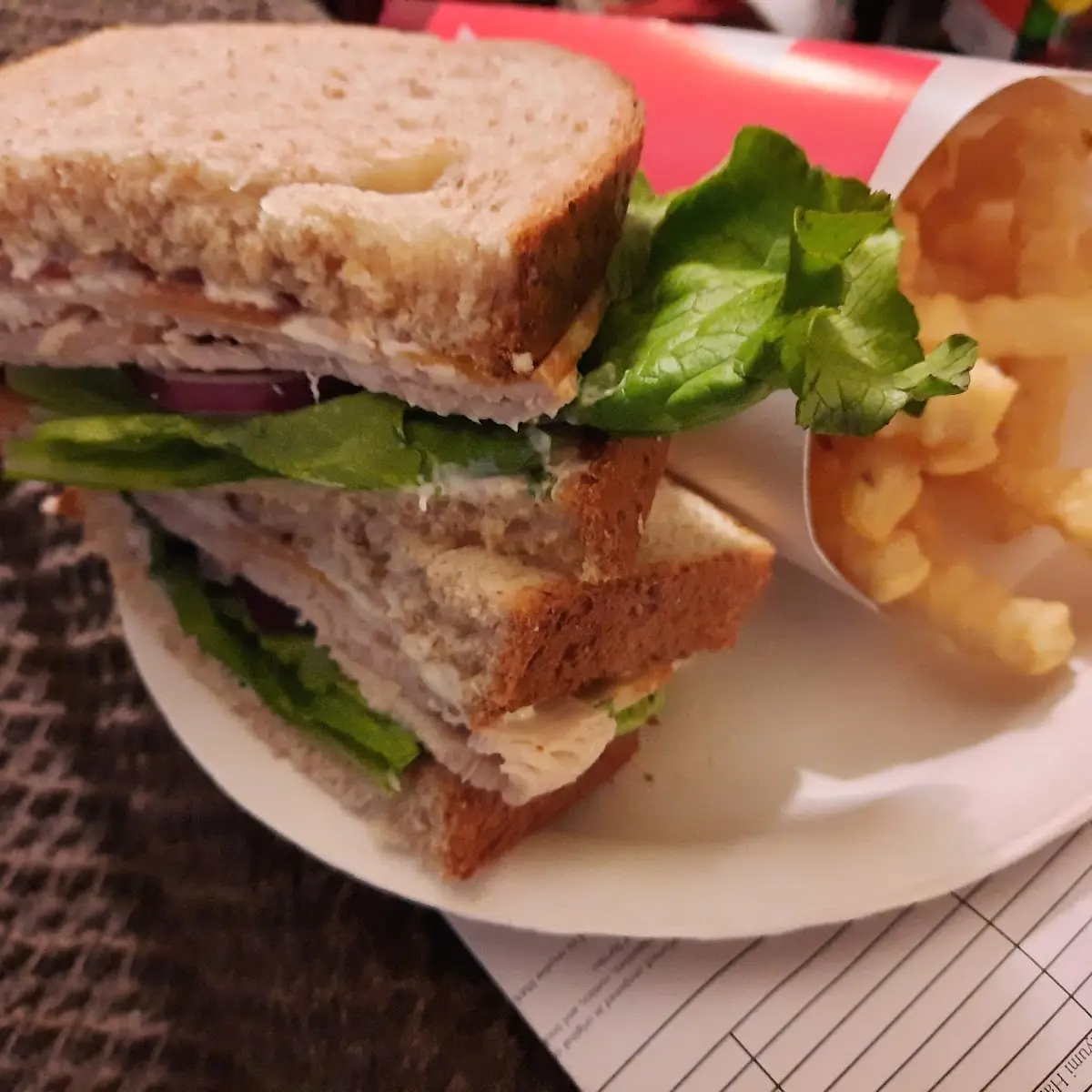 Turkey Bacon Ranch Sandwich
