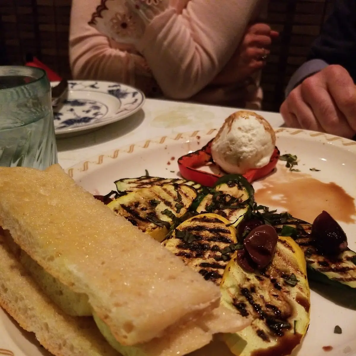 Goat Cheese with Zucchini and Eggplant