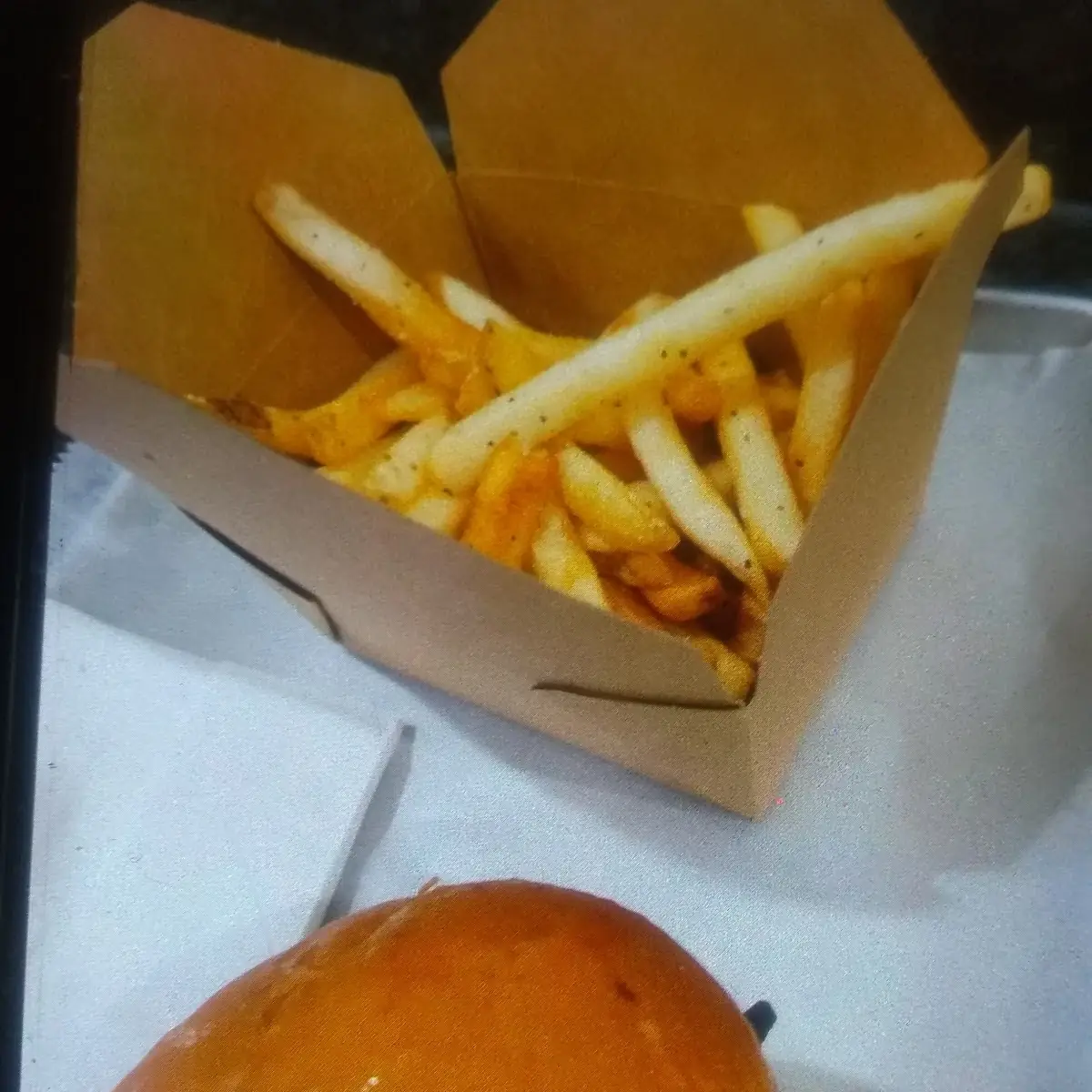 Vegan Burger with Fries