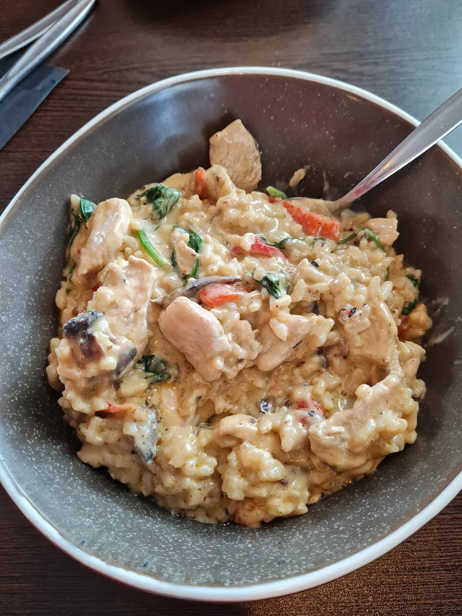 Risotto Pollo, Caffe Primo