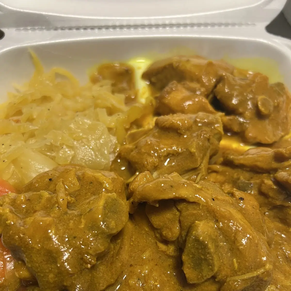 Chicken Curry with Rice and Beans