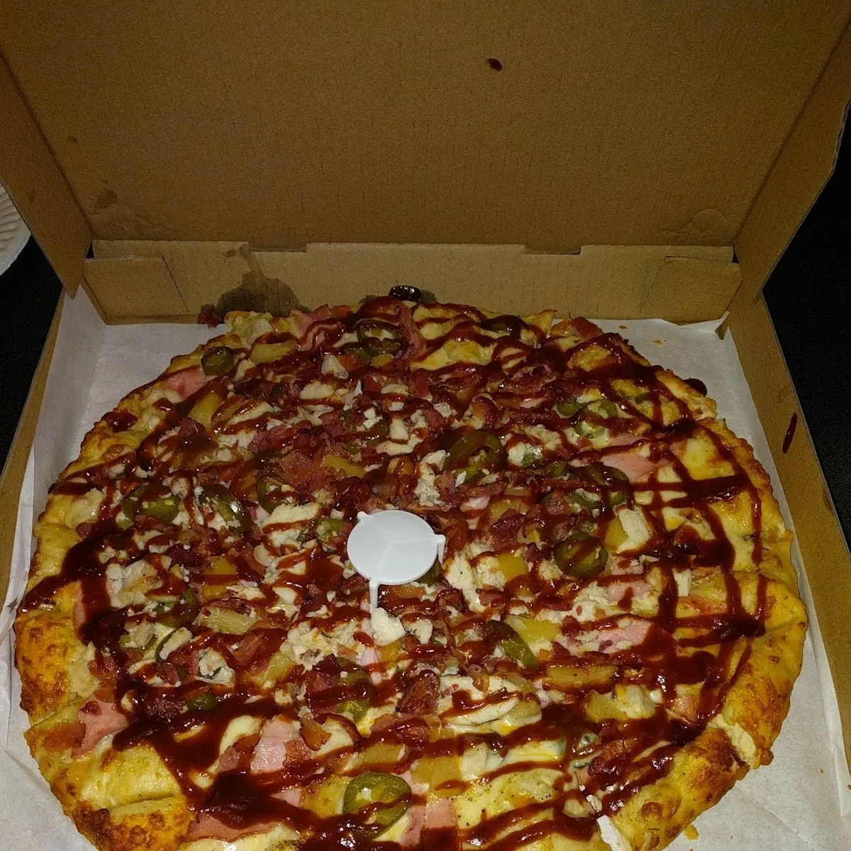 Hot Hawaiian Pizza
