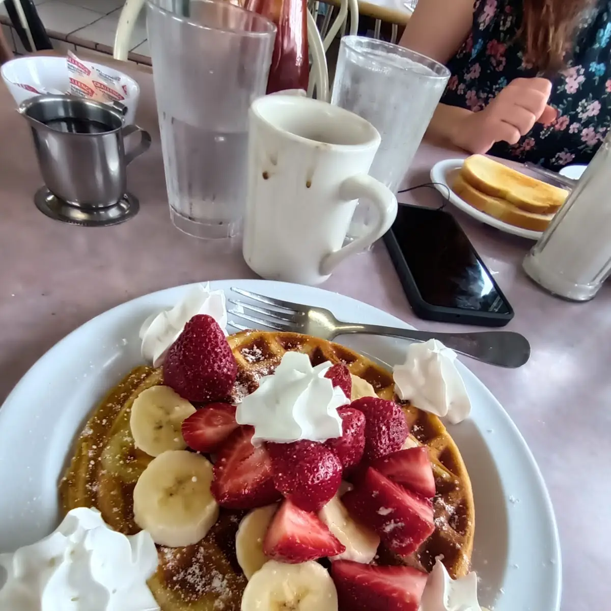 Belgian Waffles with Fruit