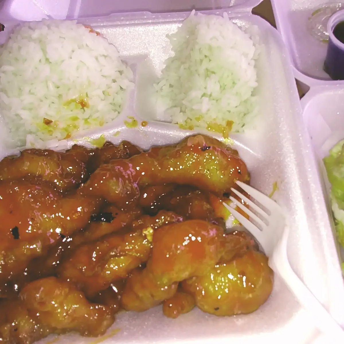 Orange Chicken and Gyoza