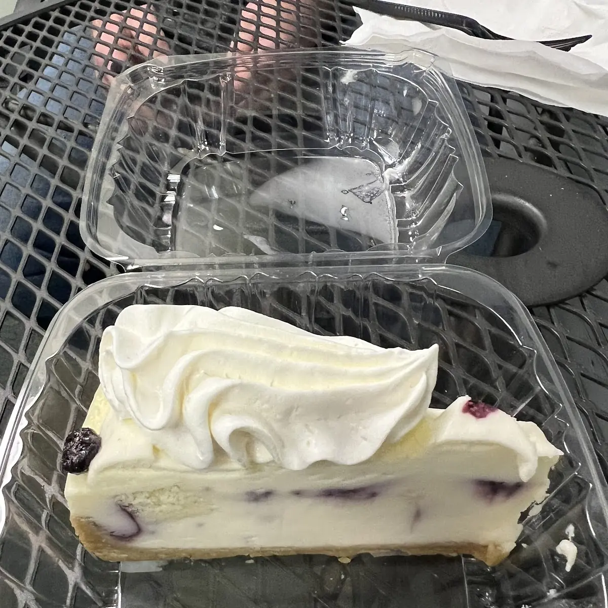 Blueberry Cheesecake Slice