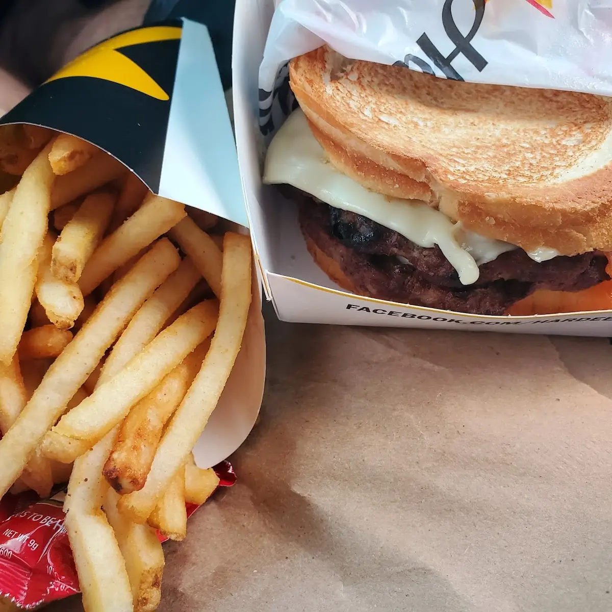 Frisco Double Burger with Large Fries