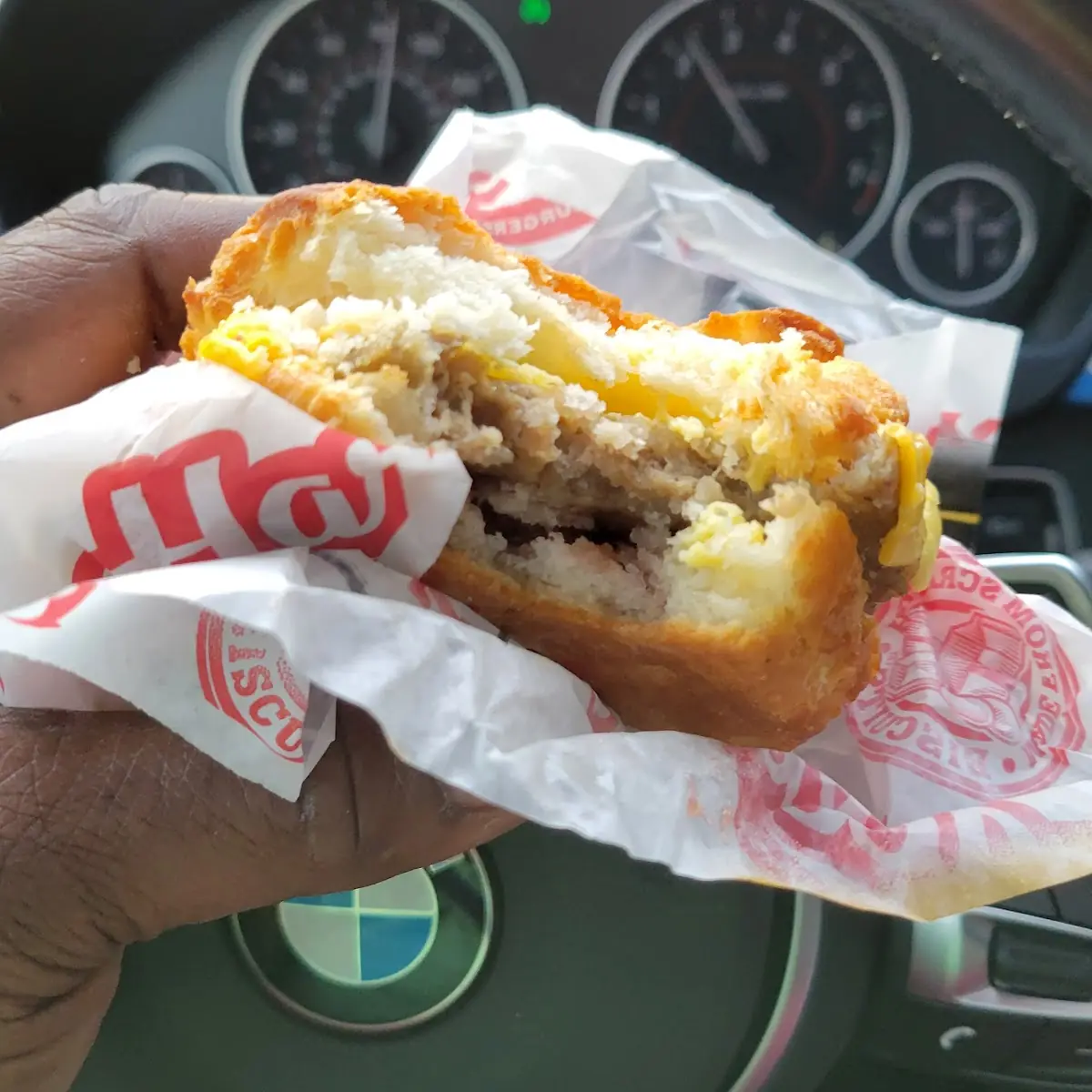 Sausage Biscuit w Egg