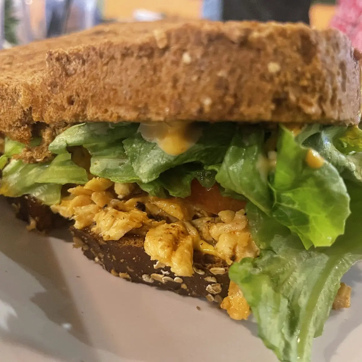 Grilled Salmon Sandwich