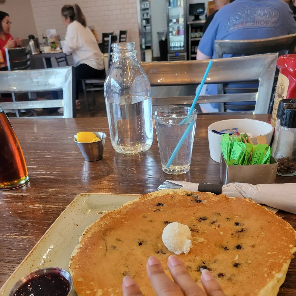 Cinnamon Chip Pancake Breakfast