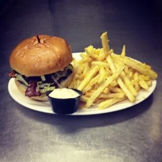 Burger and Bi Fries