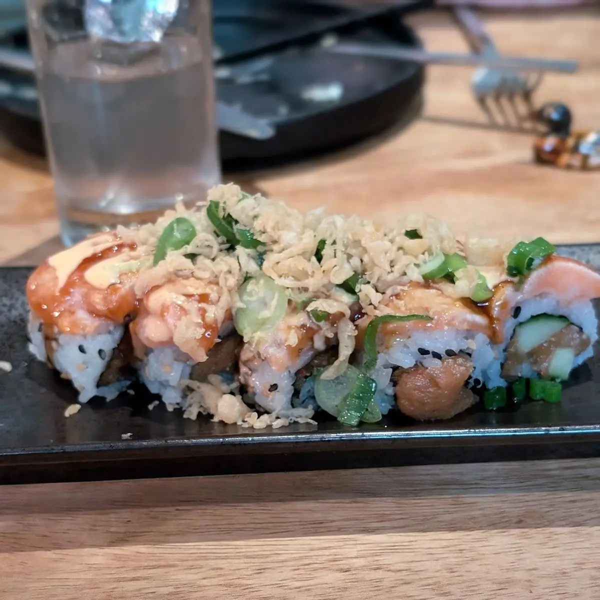 Torched Blue Crab California Roll
