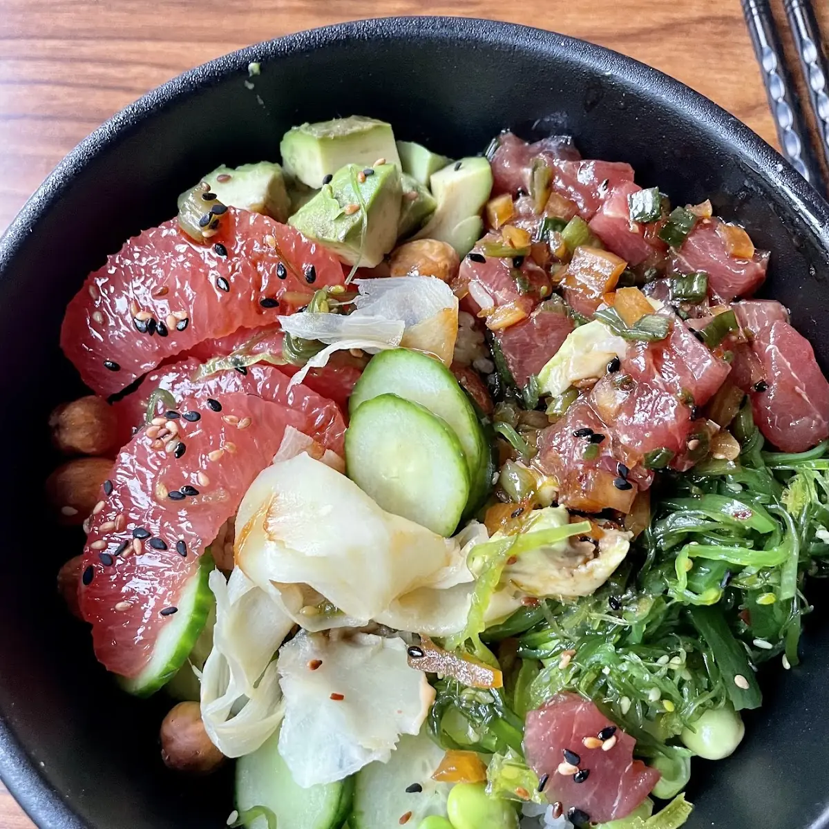Watermelon Sashimi Salad
