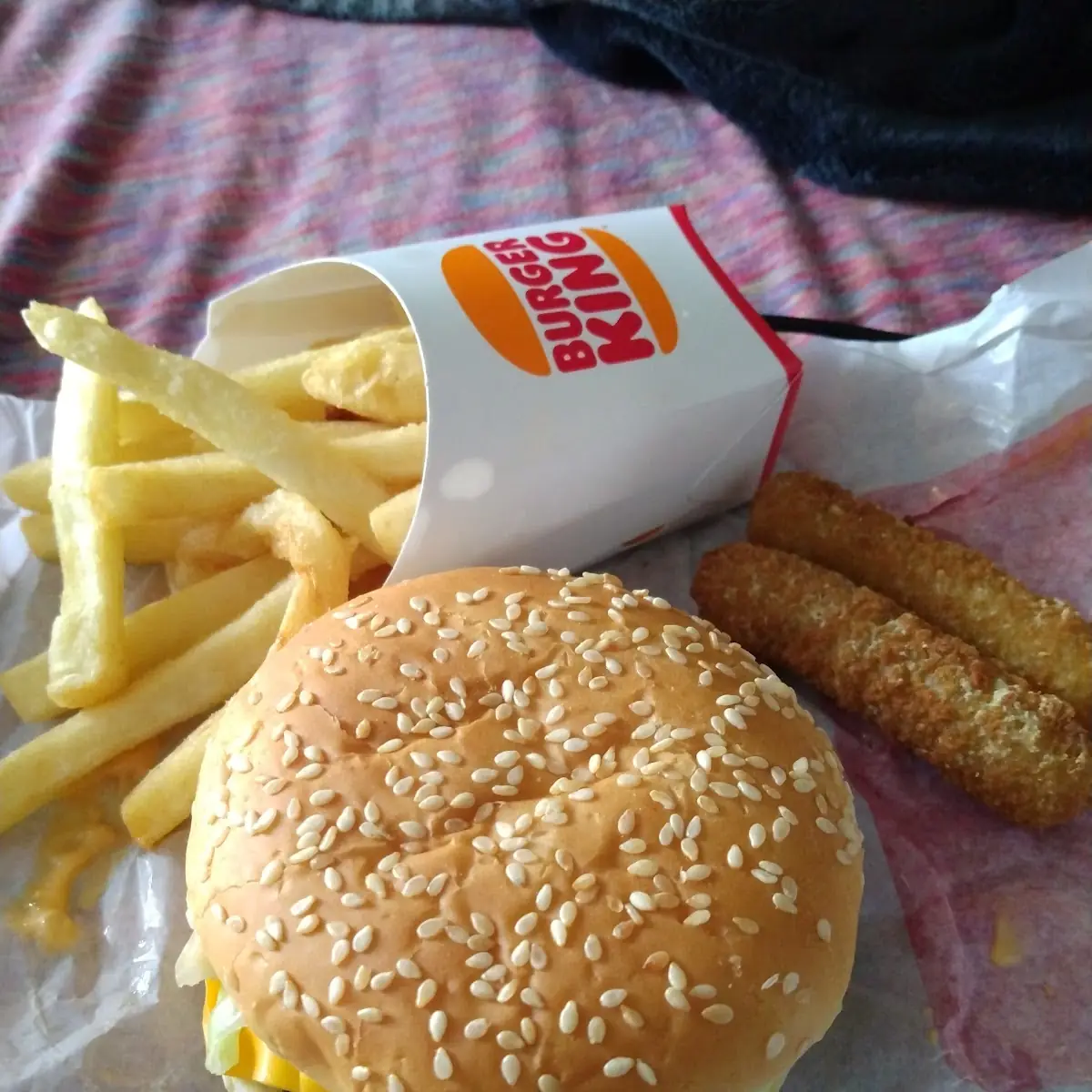 Cheeseburger Fries & Mozzarella Sticks