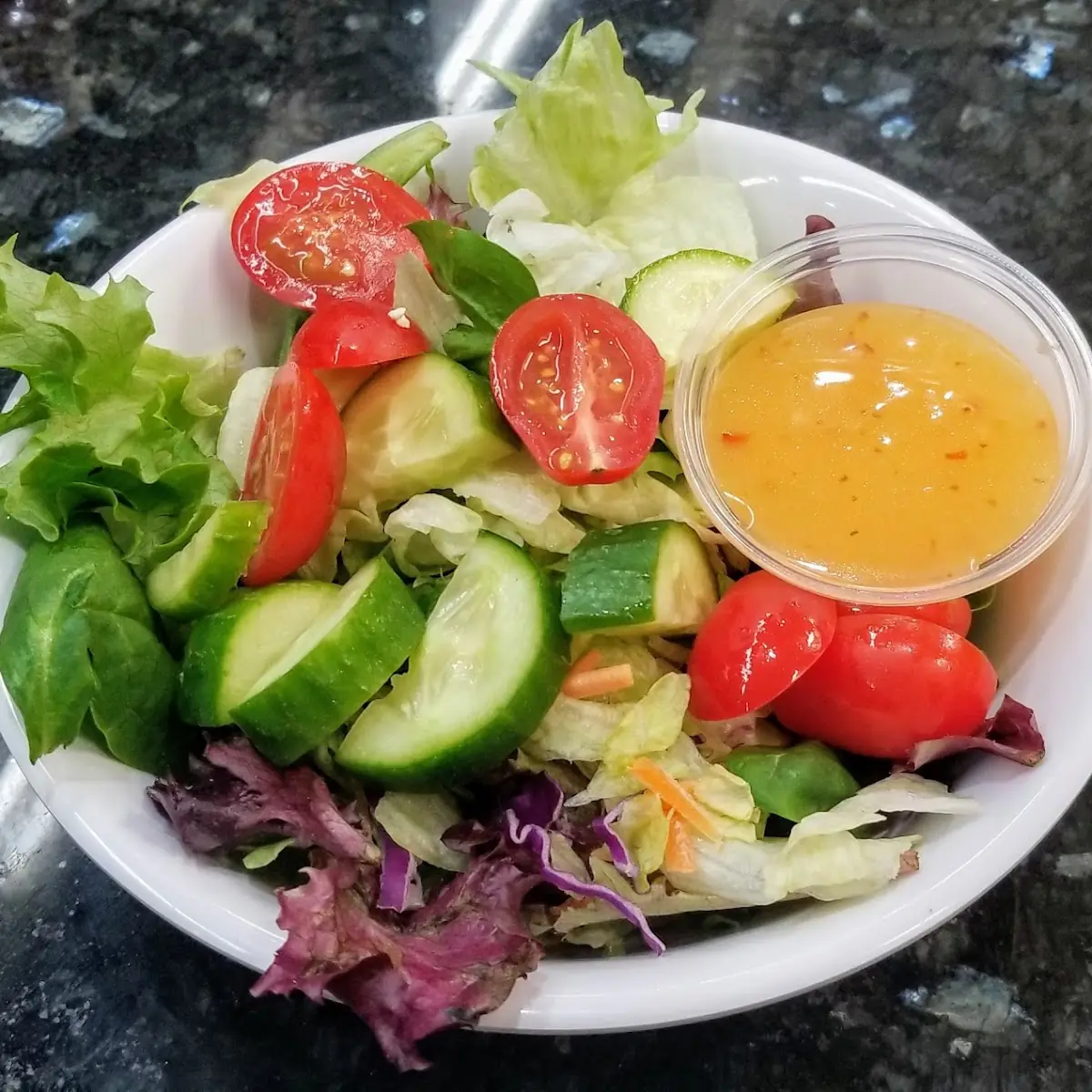 Side Salad with Italian Dressing
