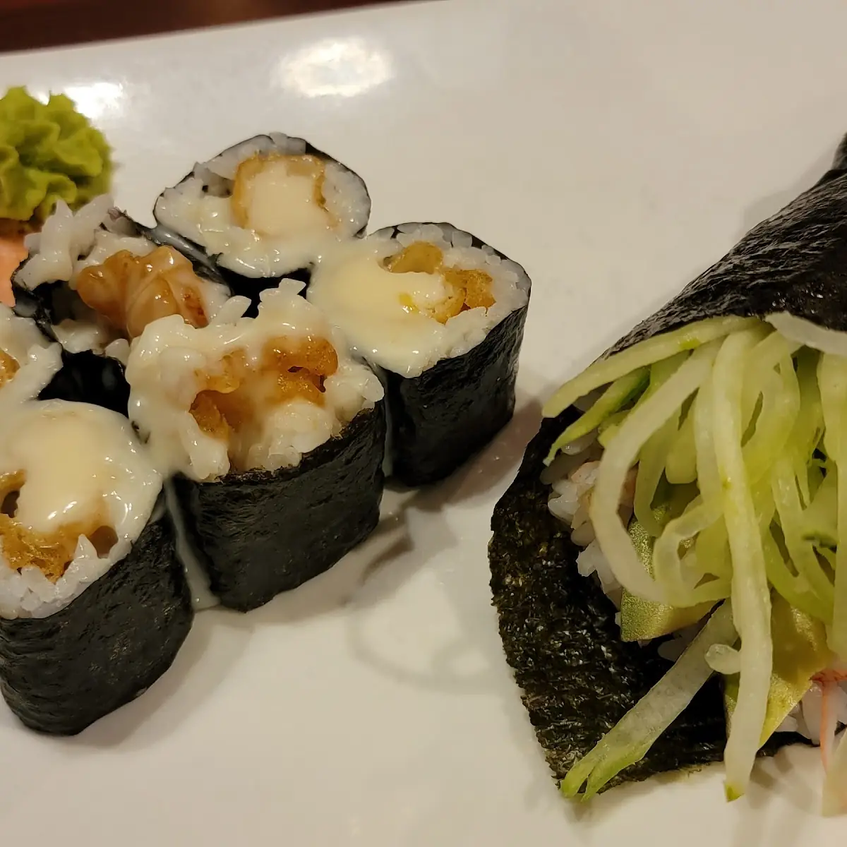 Honey Chicken and California Roll