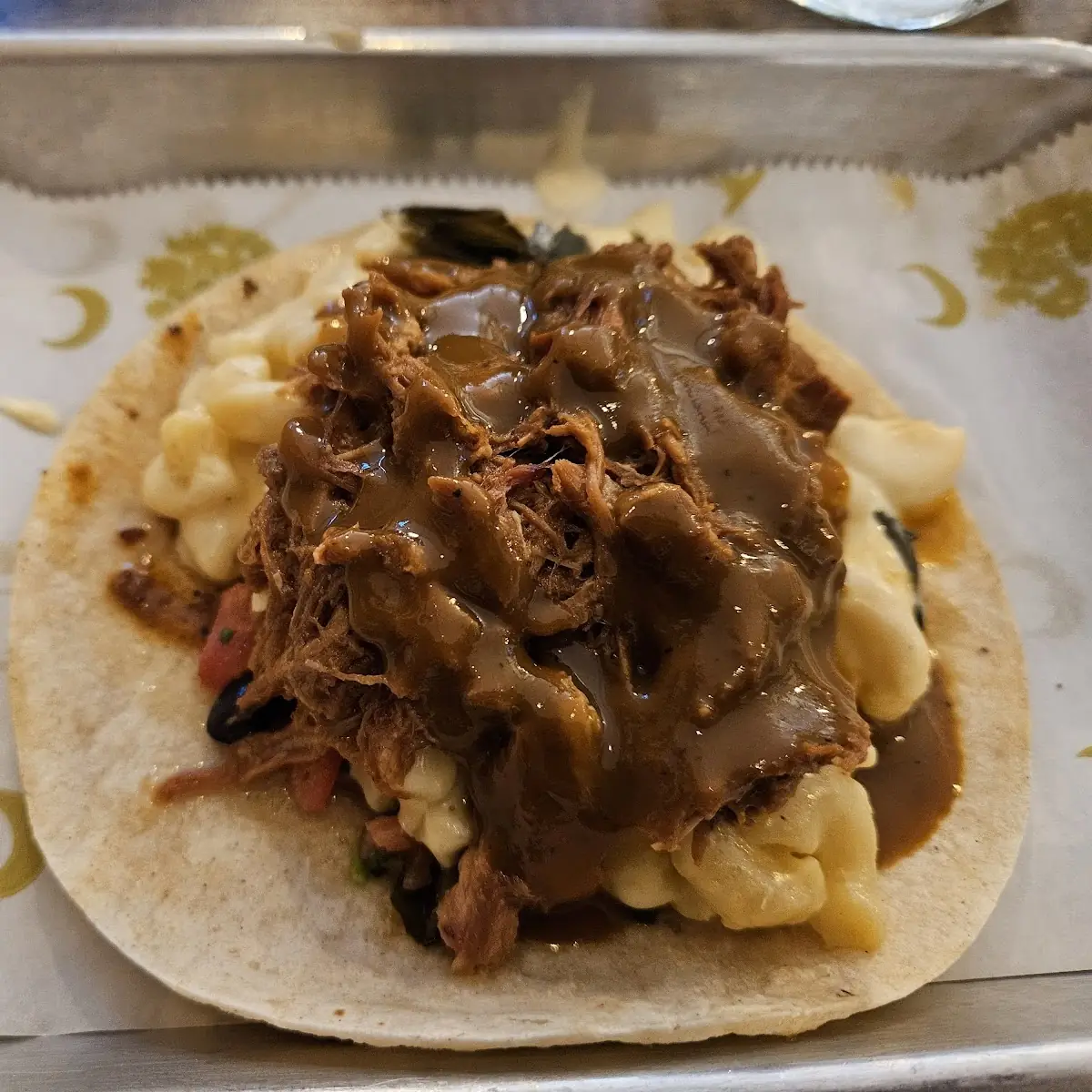 Mac N Cheese Taco