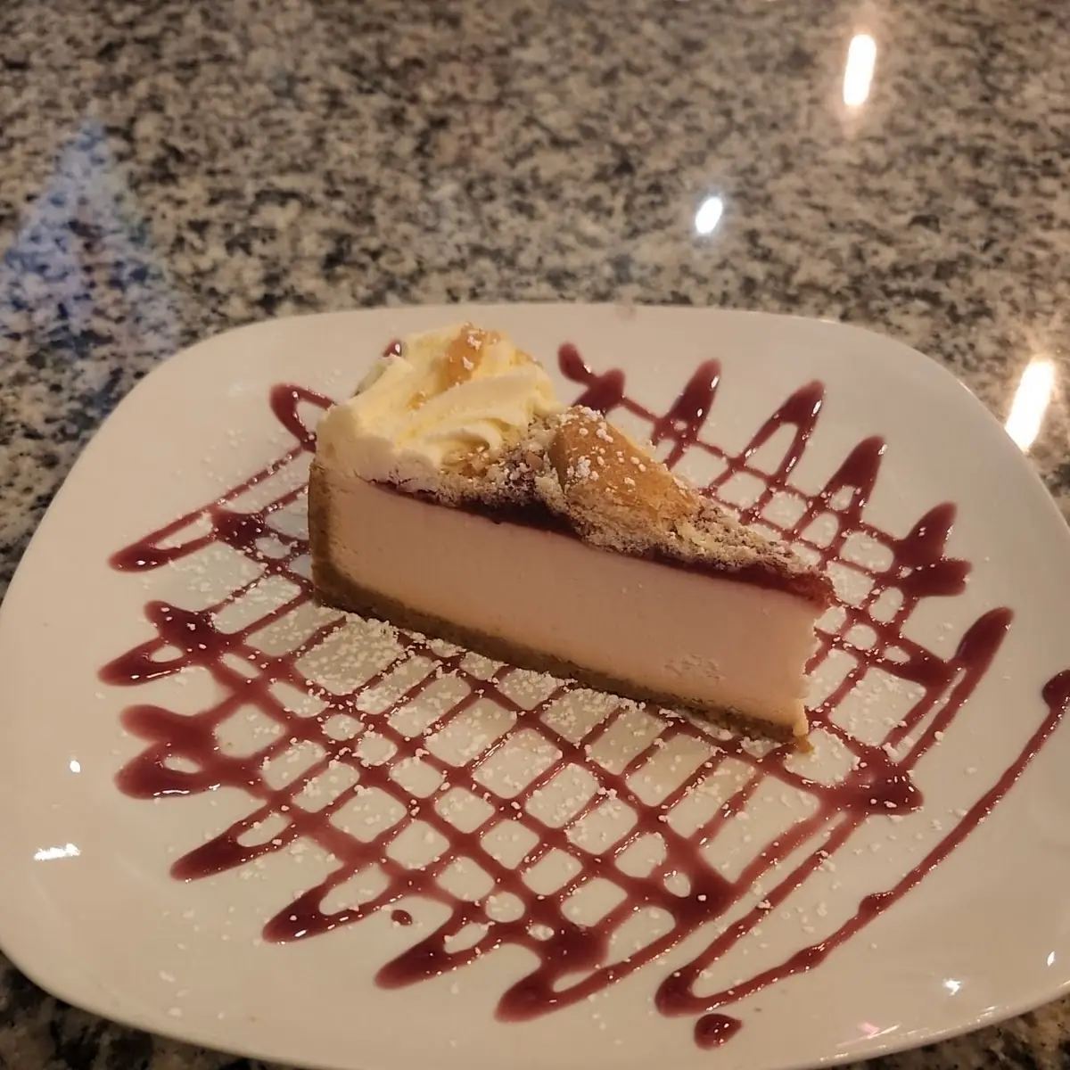 Raspberry Doughnut Cheesecake