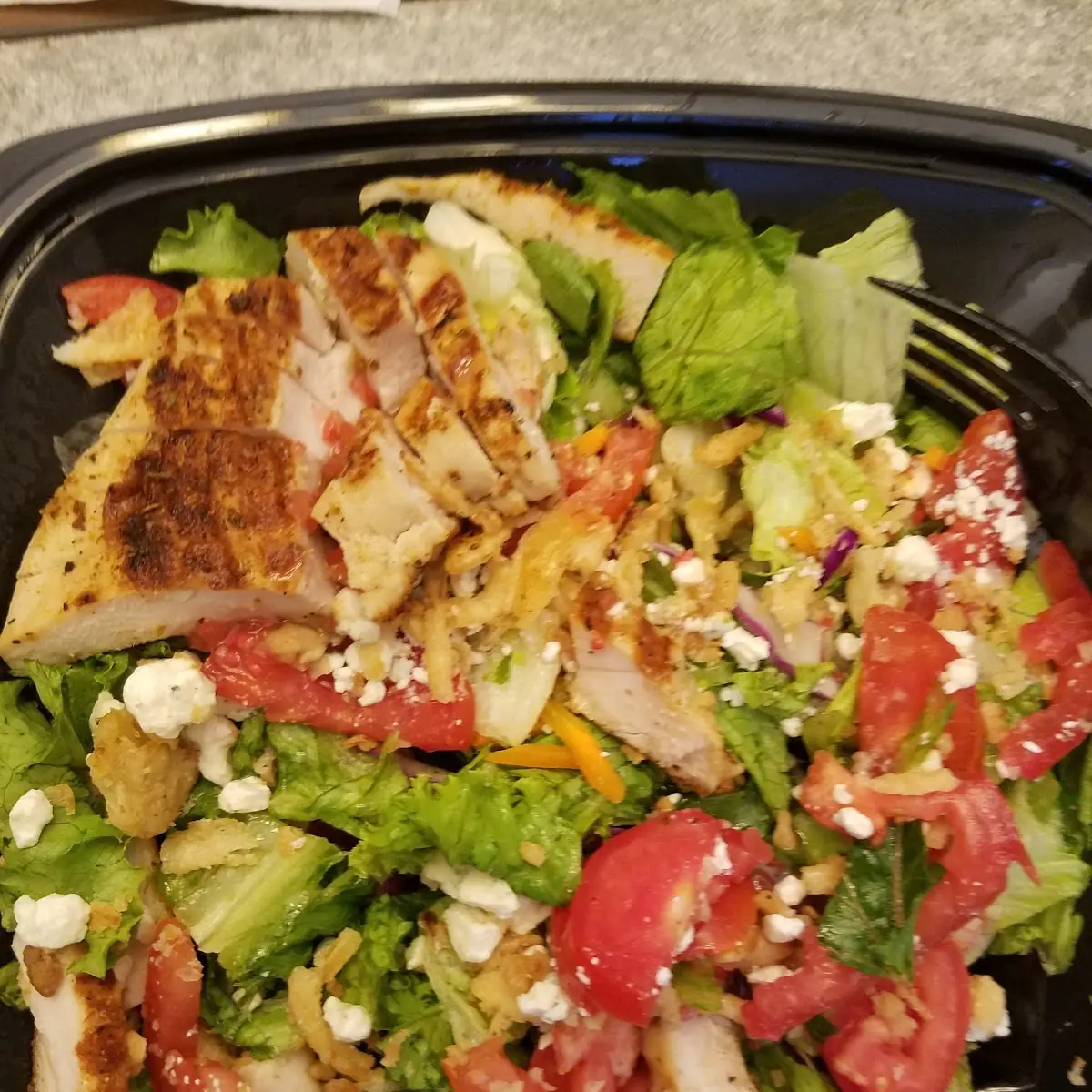 The Blue Blackened Chicken Salad