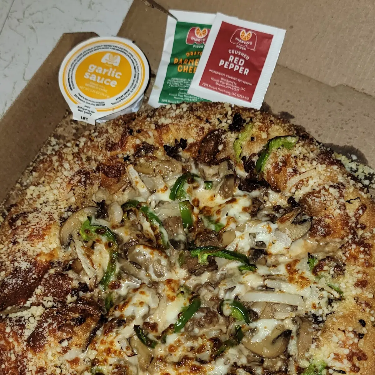 Philly Cheesesteak Pizza