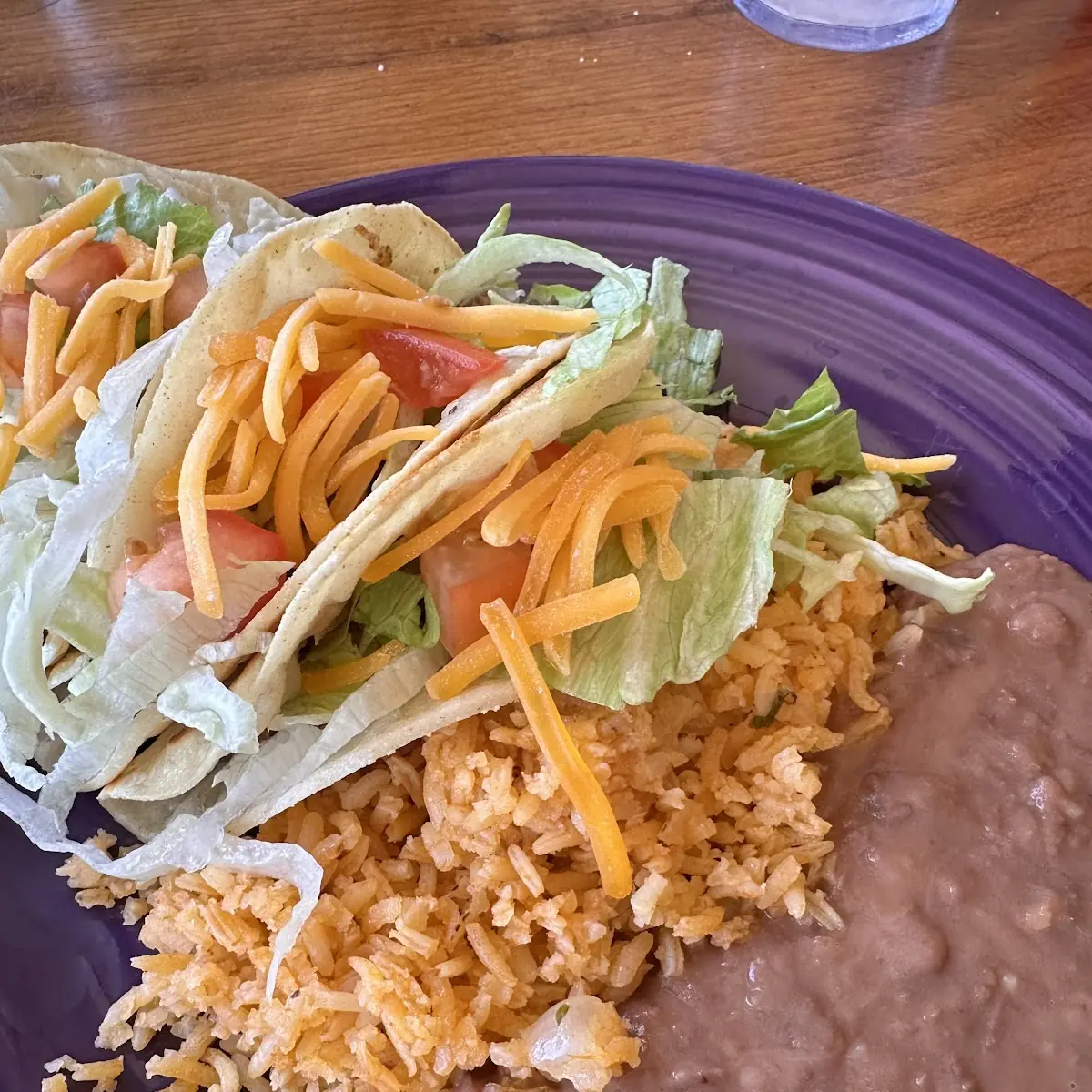 Beef Tacos with Rice Beans