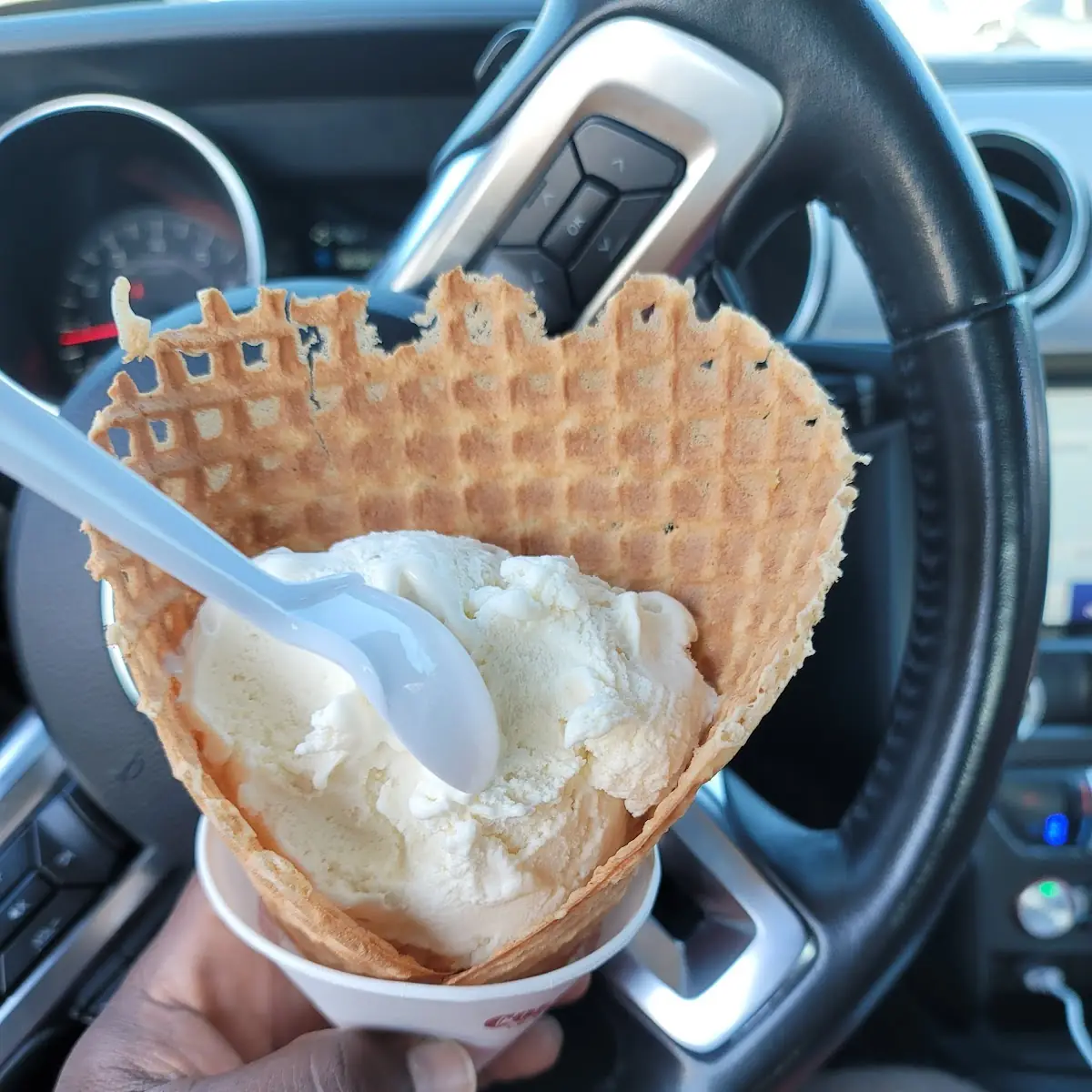 Banana Ice Cream Cone
