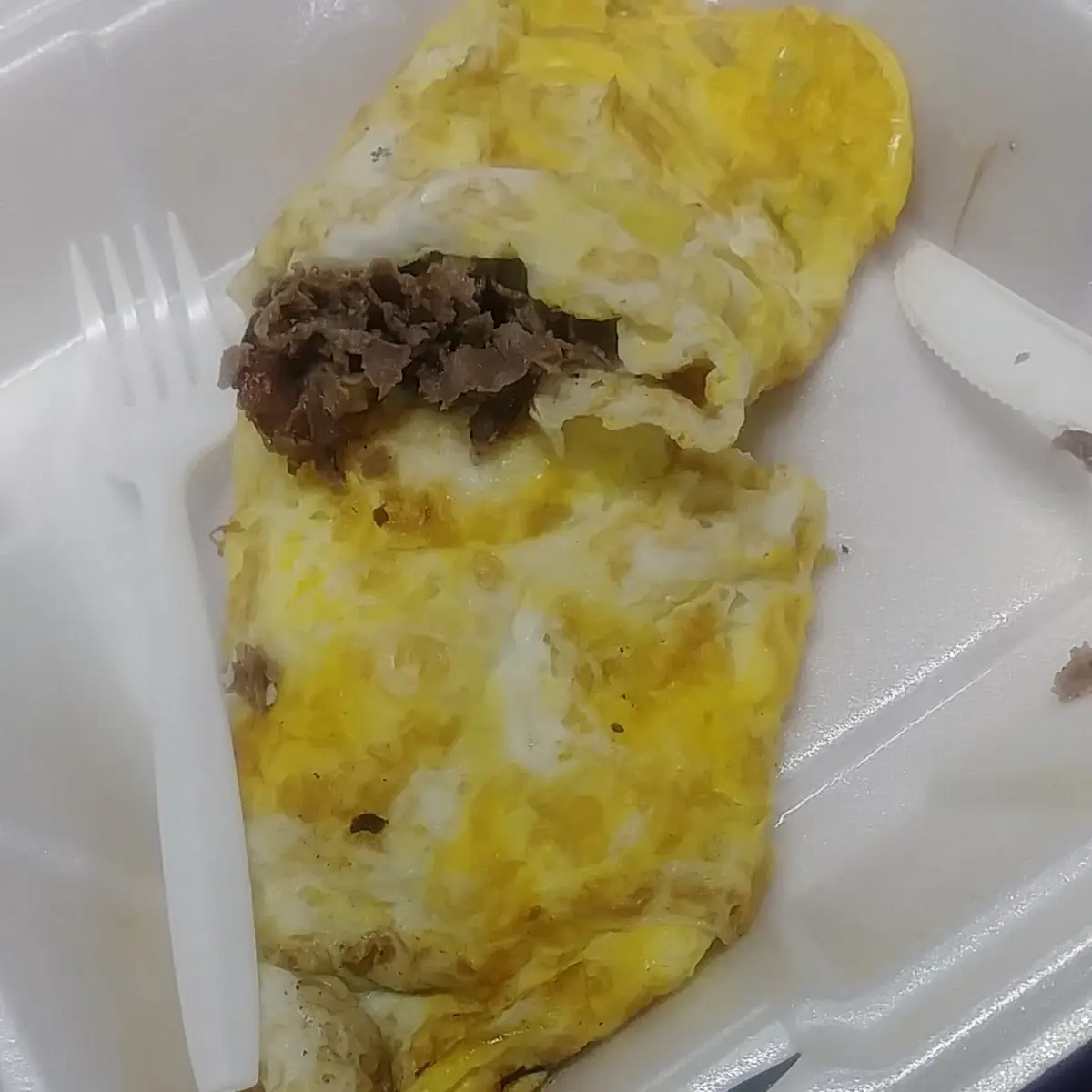 Steak and Cheese Omelet