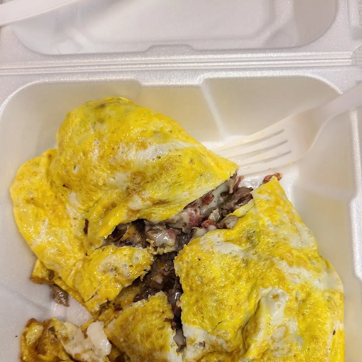 Steak & Cheese Omelette