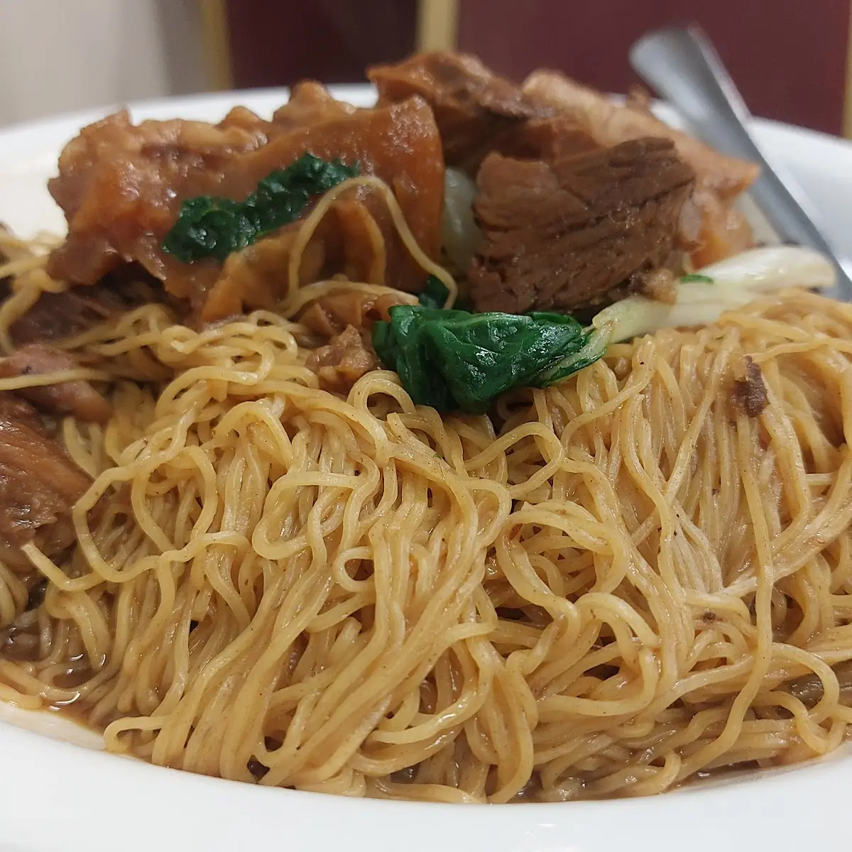 Tossed Beef Noodle Soup
