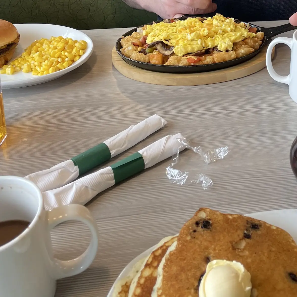 Skillet & Blueberry Pancakes