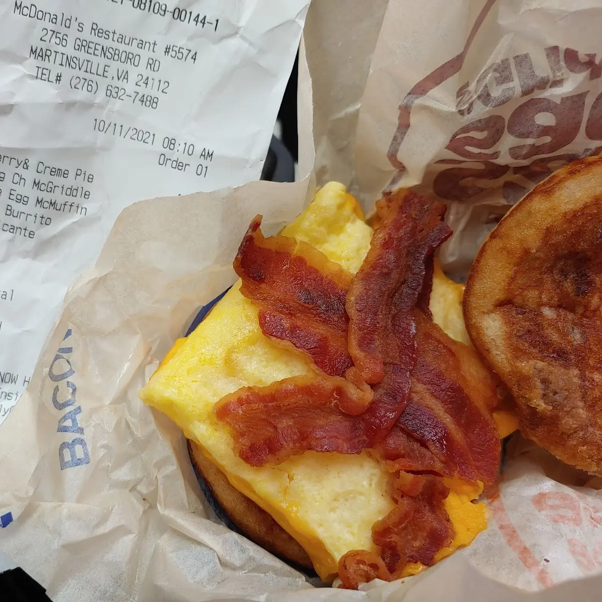 Bacon Egg & Cheese Mcgriddles