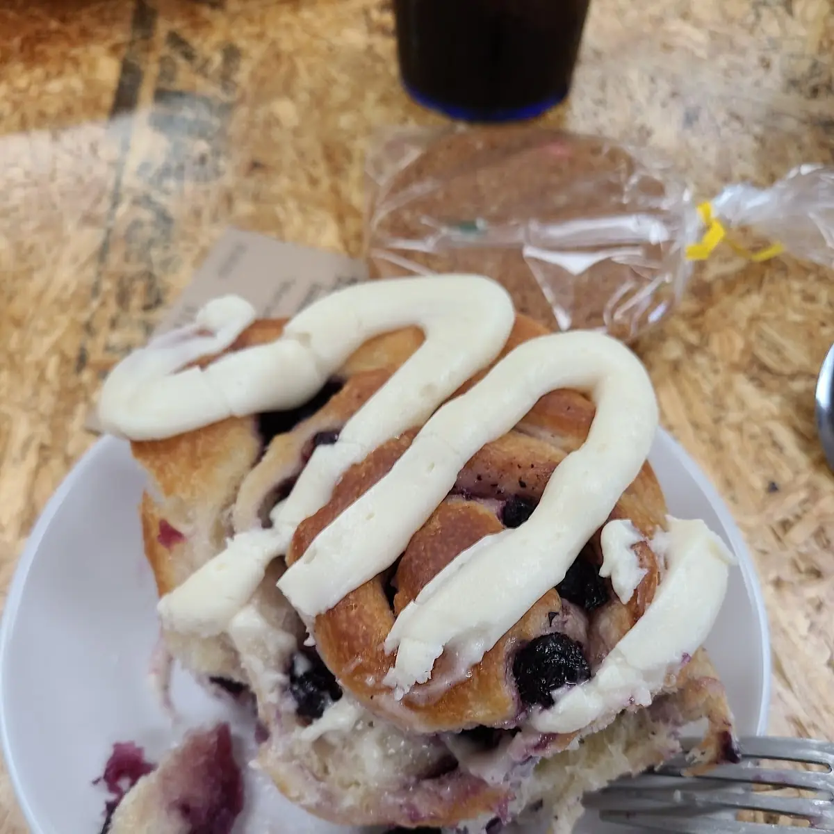 Blueberry Cinnamon Roll