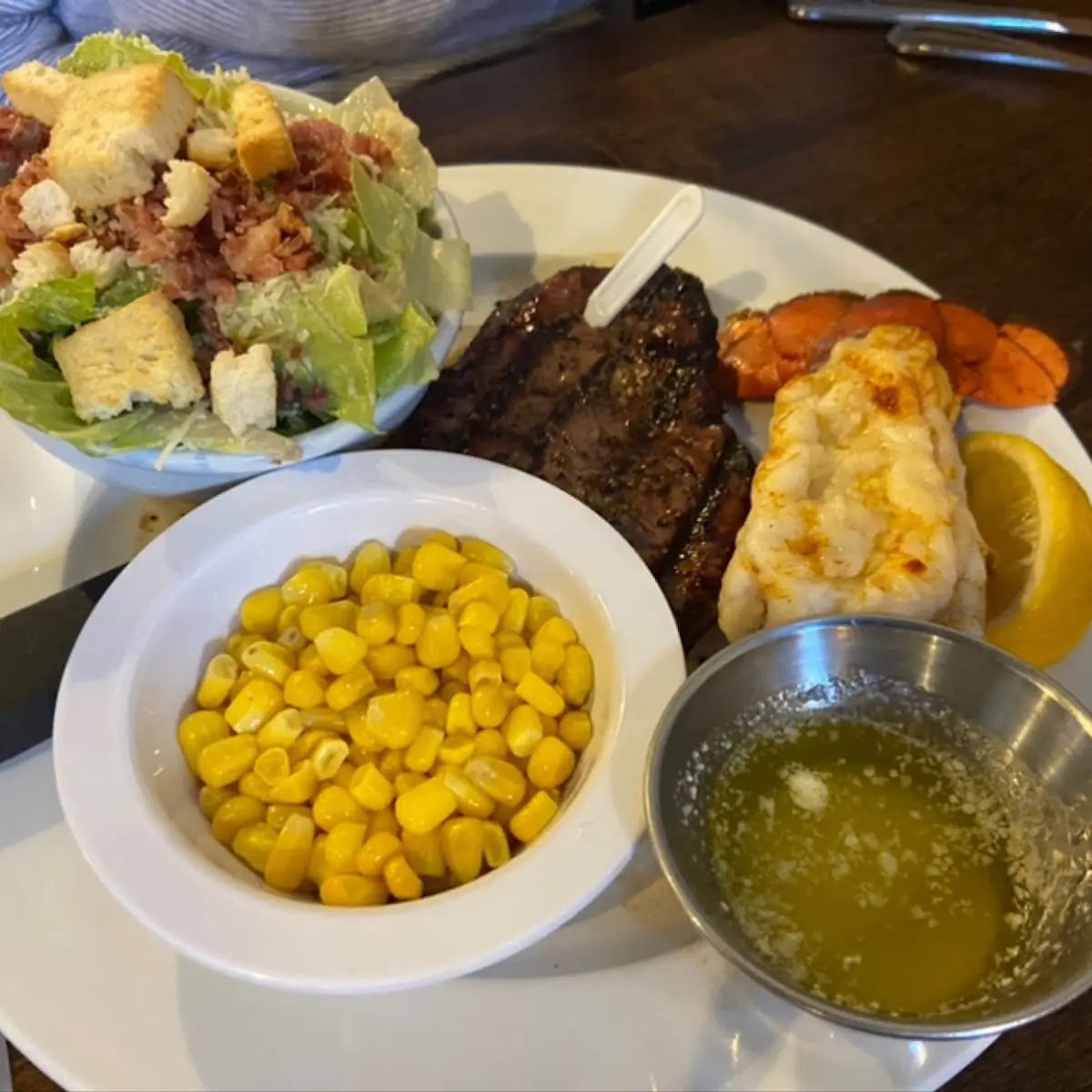 Chuck's Size Caesar Salad, Chuck's Roadhouse Bar & Grill