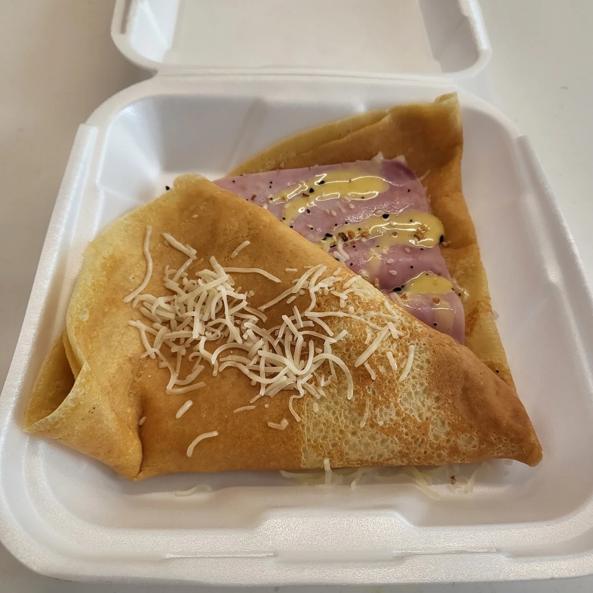 Ham & Cheese Crepe