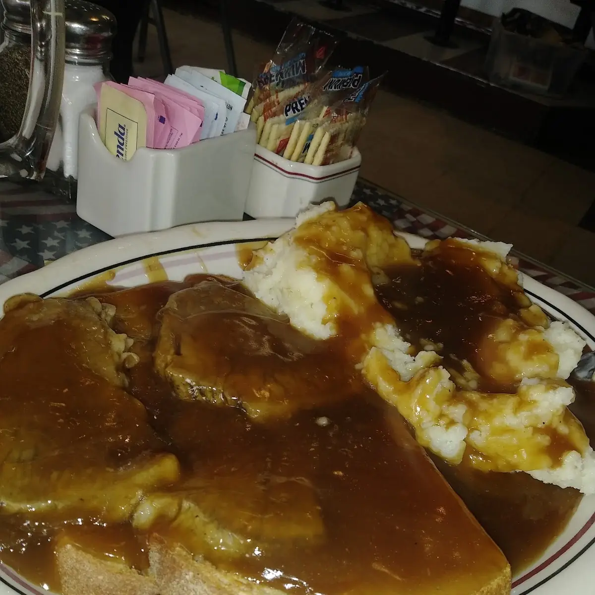 Open Face Roast Beef Sandwich