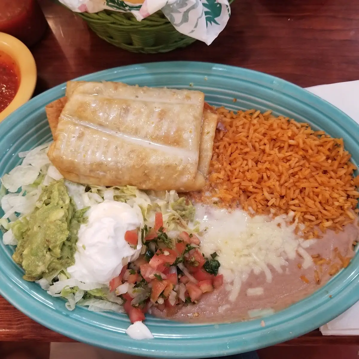 One Enchilada Rice & Beans