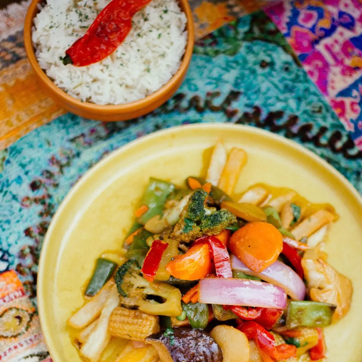 Veggie Saltado Veggie Stir Fry