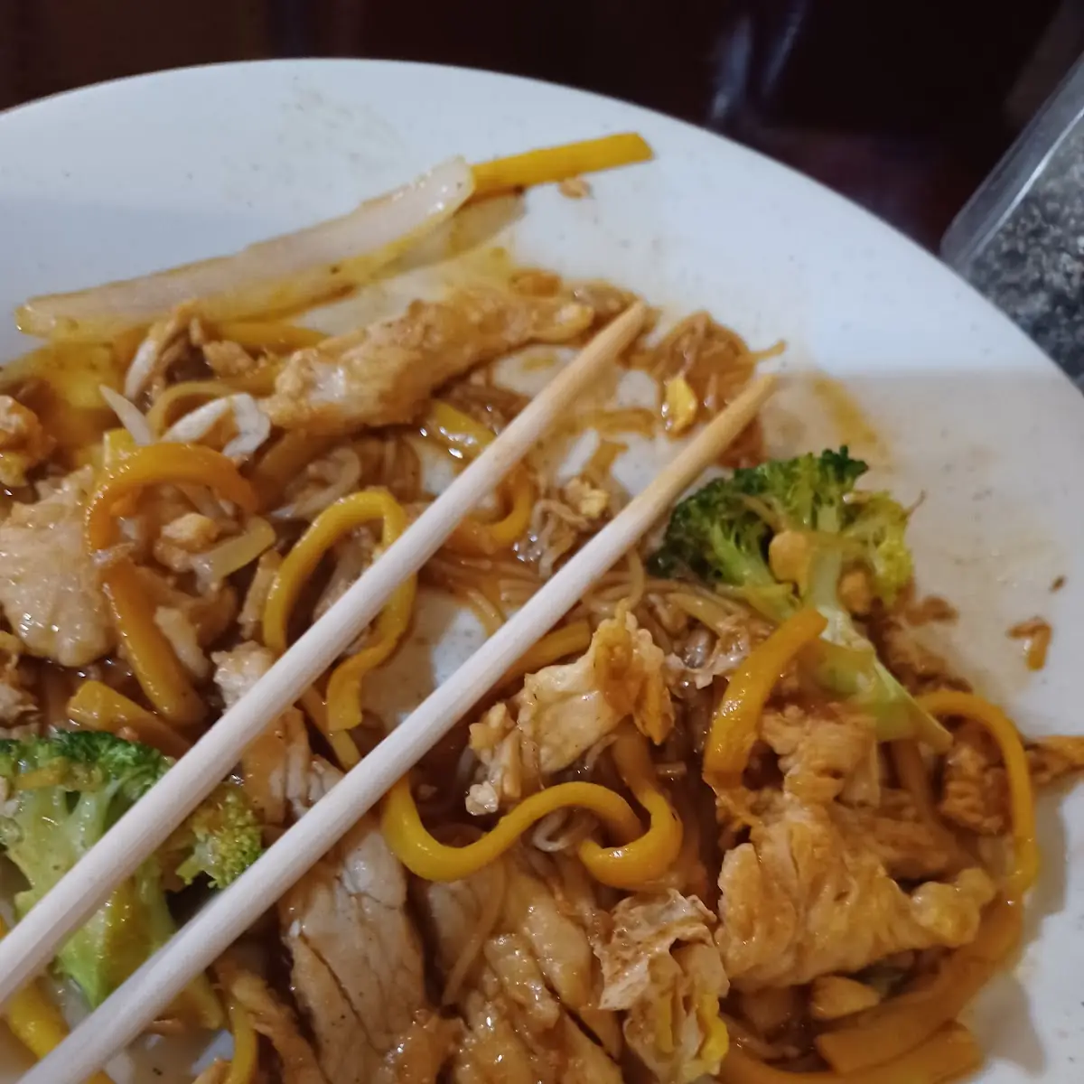 Hibachi Chicken with Broccoli and Mushroom